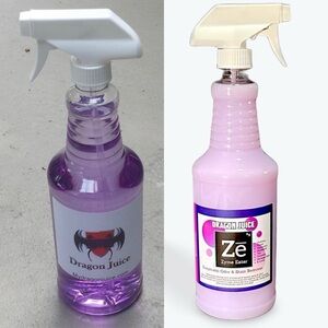 Dragon Juice NV all purpose cleaner & Zyme Eater Deodorizer - 32oz each bottle​​